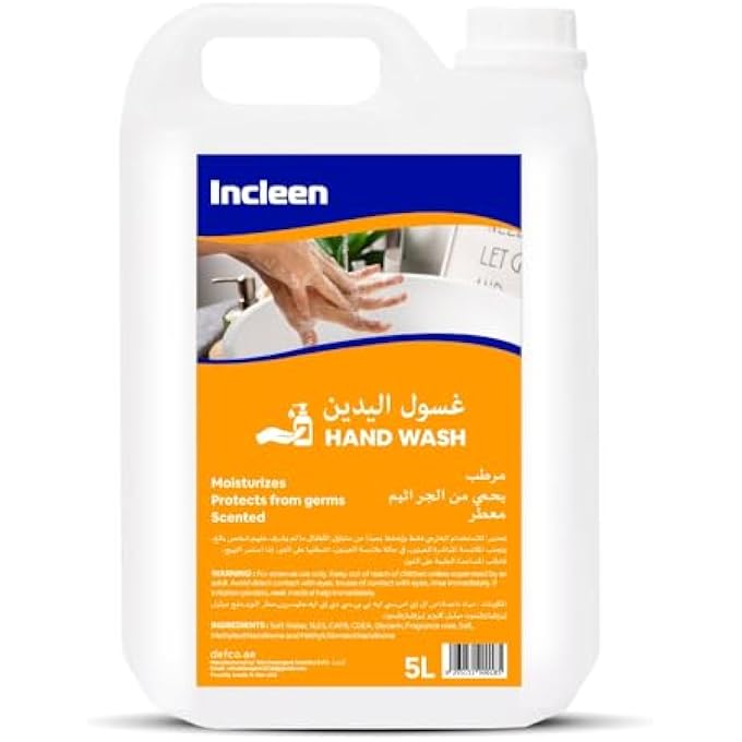 HAND WASH, MOISTURISING SCENTED LIQUID HAND SOAP, HAND WASHING LIQUID SOAP, 5 LITERS